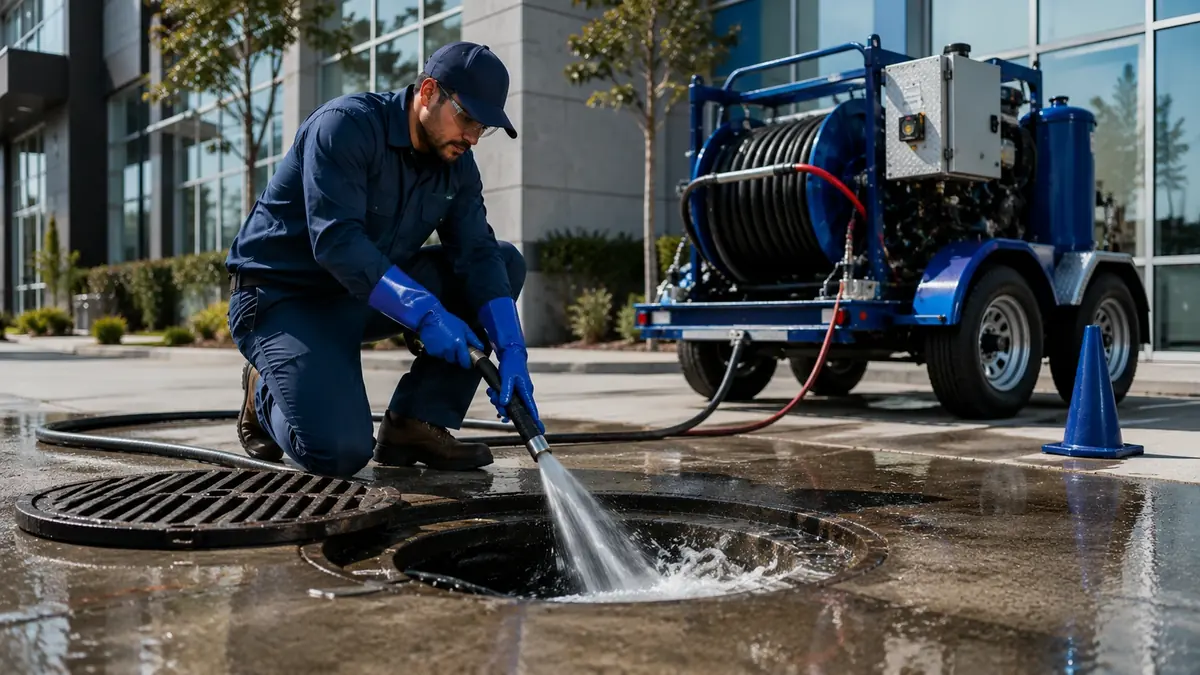 Commercial Hydro Jet Drain Cleaning in Blythe
