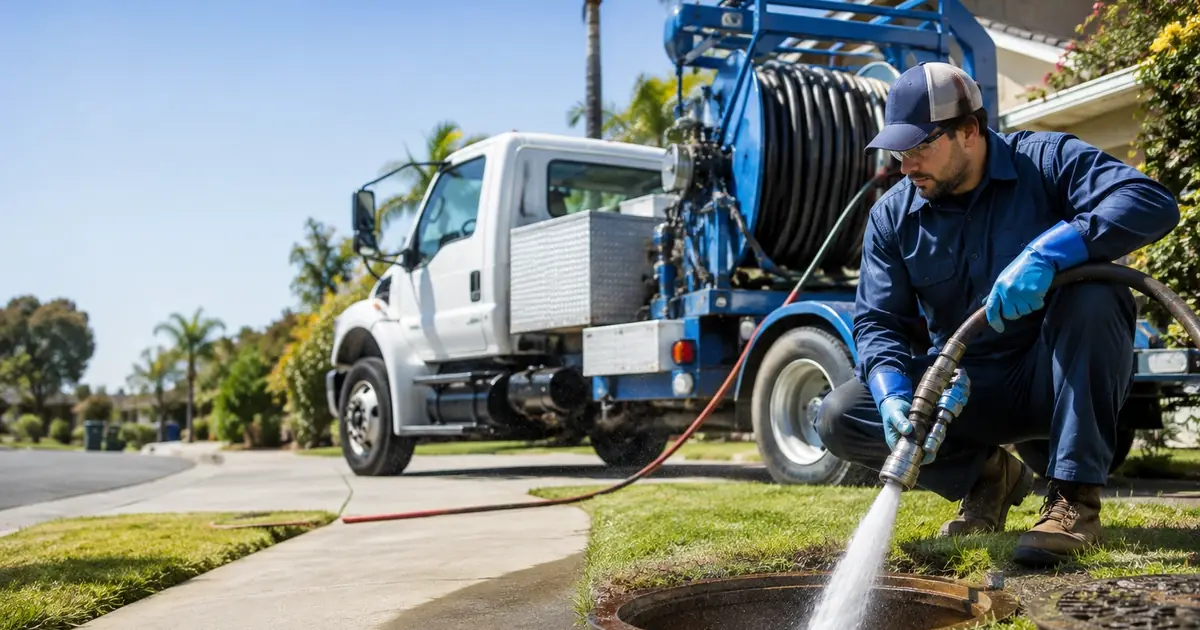Hydro jet sewer cleaning Blythe